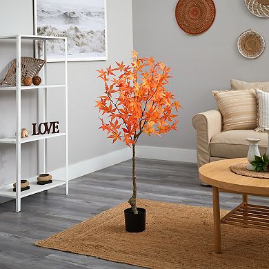 nearly natural 4ft. Artificial Autumn Ficus Tree