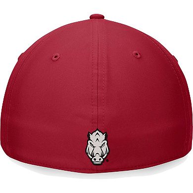 Men's Top of the World Cardinal Arkansas Razorbacks Deluxe Flex Hat