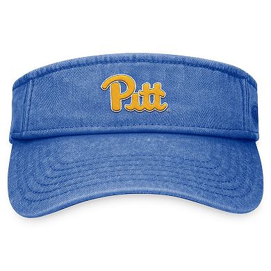 Men's Top of the World Royal Pitt Panthers Terry Adjustable Visor