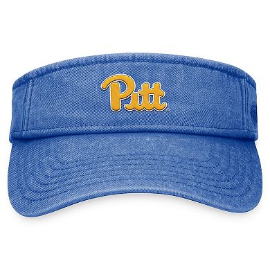 Men's Top of the World  Royal Pitt Panthers Terry Adjustable Visor