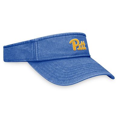 Men's Top of the World  Royal Pitt Panthers Terry Adjustable Visor