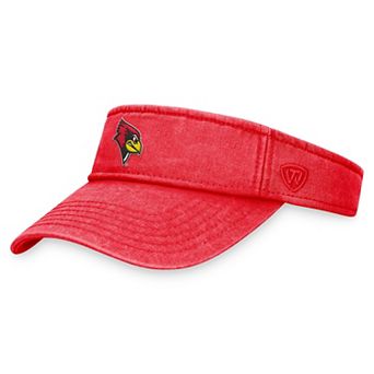 Men's Top of the World Red Illinois State Redbirds Terry Adjustable Visor