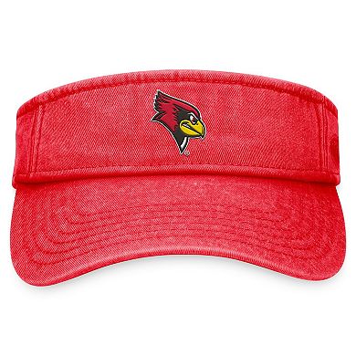 Men's Top of the World Red Illinois State Redbirds Terry Adjustable Visor