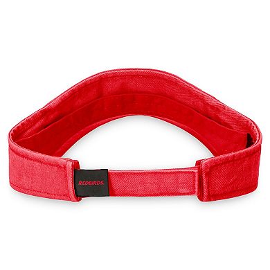 Men's Top of the World Red Illinois State Redbirds Terry Adjustable Visor