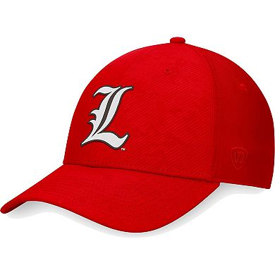 Men's Top of the World Red Louisville Cardinals Deluxe Flex Hat