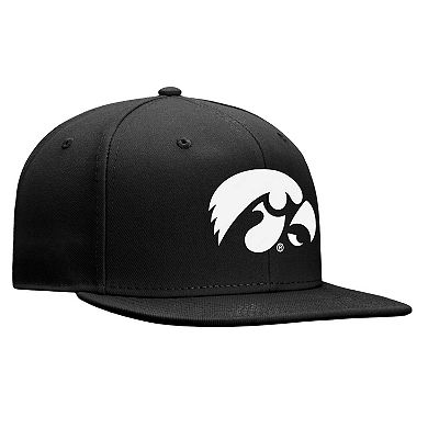 Men's Top of the World Black Iowa Hawkeyes Dusk Flex Hat