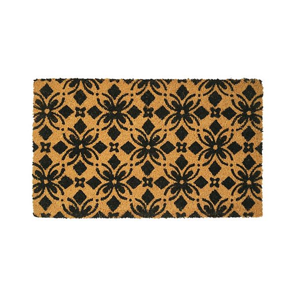 Sonoma Goods For Life® Floral Trellis Coir Doormat - Coir