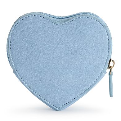 LC Lauren Conrad Heart Flamingo Coin Pouch