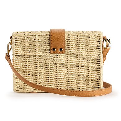 LC Lauren Conrad Elisha Clutch Crossbody Bag