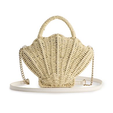 LC Lauren Conrad Camden Clamshell Crossbody Bag