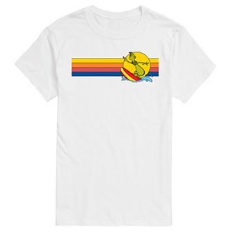 Big & Tall Dr. Seuss The Grinch Surf Retro Graphic Tee