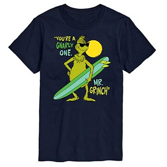 Big & Tall Dr. Seuss The Grinch Youre A Gnarly One Graphic Tee