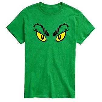 Big & Tall The Grinch Eye Green Graphic Tee