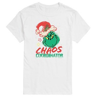 Big & Tall Dr. Seuss The Grinch Chaos Coordinator Graphic Tee