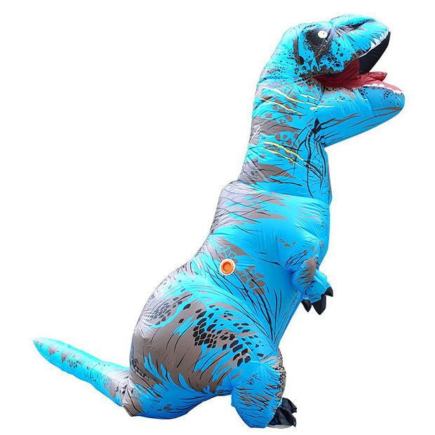 Adult Kids Mascot Inflatable Dinosaur Costumes Dino T-Rex Purim