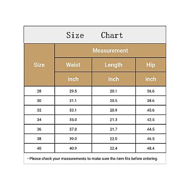Striped Dress Shorts For Men's Summer Regular Fit Flat Front Chino Shorts
