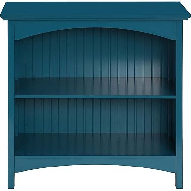 eHemco 2 Tier Bookcase with 2 Arched Supports, 29 Inches Height