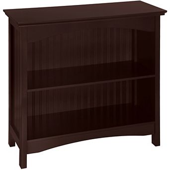 Ehemco 2 tier Bookcase With 2 Arched Supports