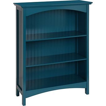 Ehemco 3 tier Bookcase With 2 Arched Supports