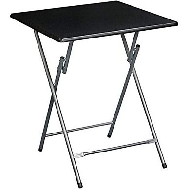 eHemco Extra Large Metal Folding TV Tray Table for Eating