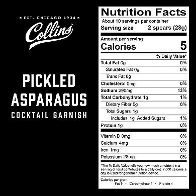 Collins 16 oz. Gourmet Pickled Asparagus