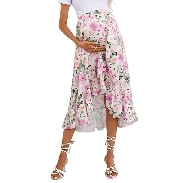 Maternity Smocked Boho Maxi Dress Maternity Tube Top Dress