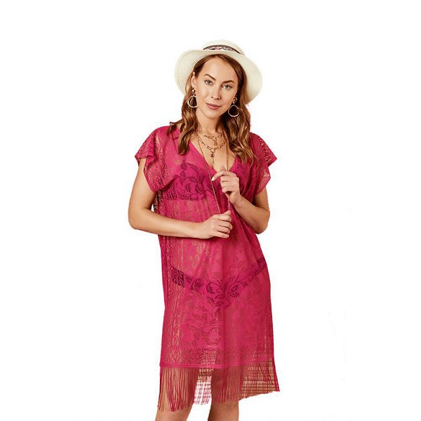 Carefree and Simple Elia Women's CoverUp Beach Dress, Stylish Beach