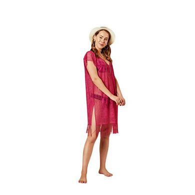 Carefree and Simple Elia Women's Cover-Up Beach Dress, Stylish Beach Wear for Sun Protection