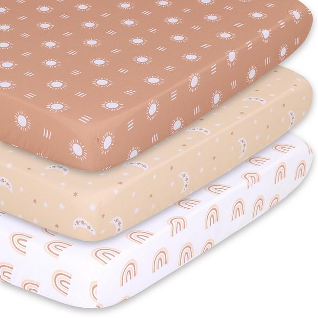 The Peanutshell Pack n Play Mini Crib Portable Crib or Fitted