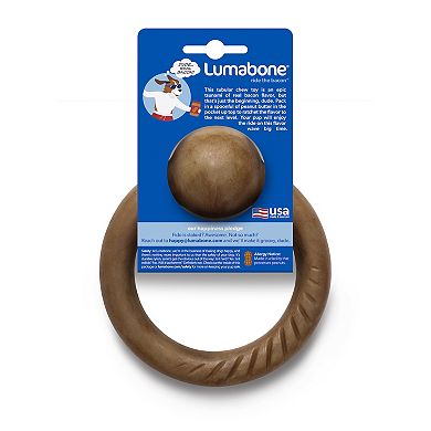 Lumabone Small Ring Bacon Chew Toy