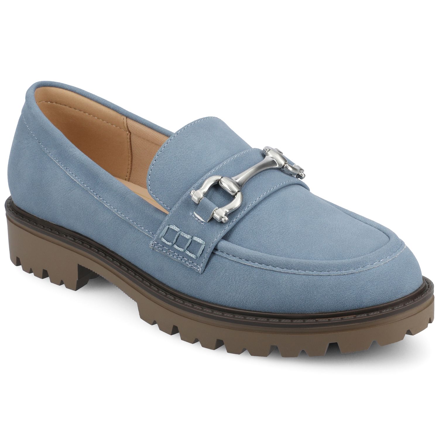 Navy Journee Collection Womens Larna Sandal | Rack Room Shoes Journee Collection レディース コンフォートソール アンクルストラップ ウェッジ, ブルー ナロー, 8 Narr