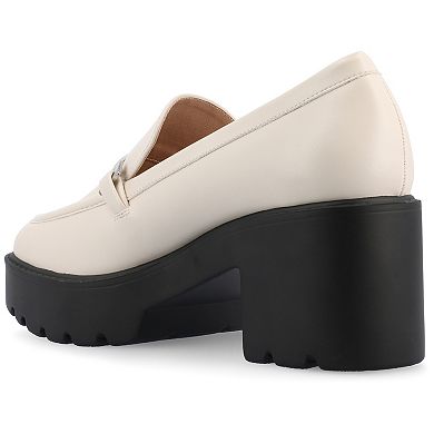 Journee Collection Kezziah Tru Comfort Foam™ Women's Heeled Loafers