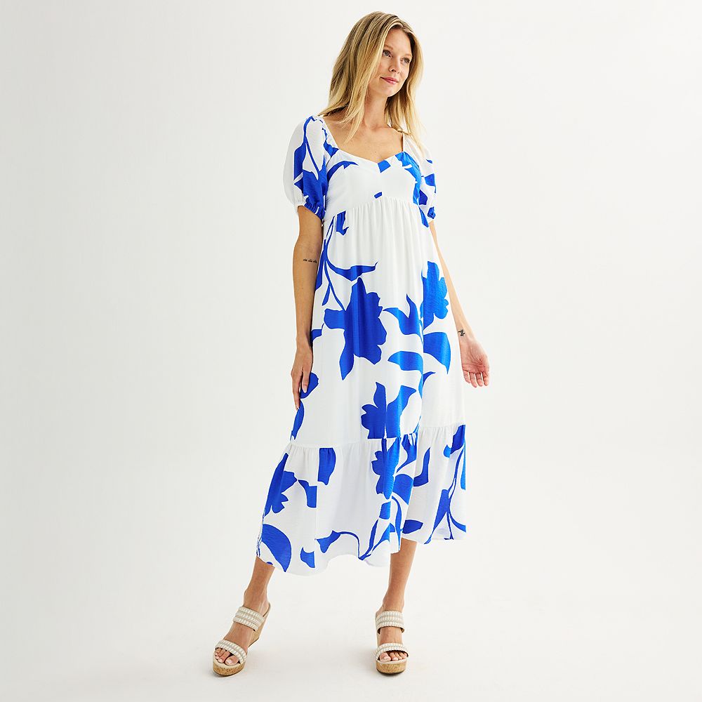 chinese dress ladies Dolcezza Sweetheart Neckline Maxi Dress in Ivory