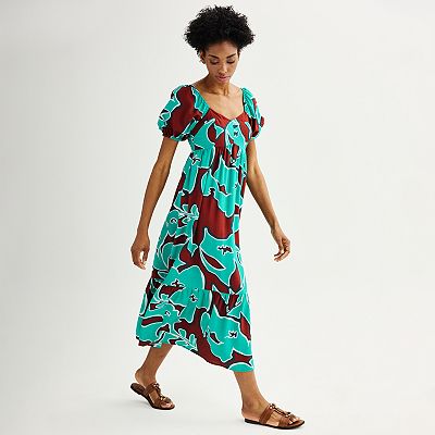 Women's Nine West Babydoll Maxi Dress