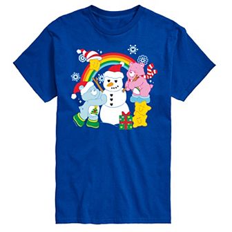 Big & Tall Care Bears Carebear Snowman Graphic Tee