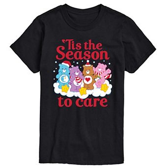 Big & Tall Care Bears Tis The Season To Care Graphic Tee
