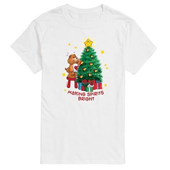 Big & Tall Care Bears Making Spirits Bright Graphic Tee