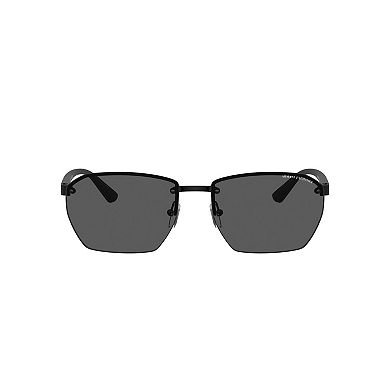 Men's Armani Exchange 0AX2048S 59mm Rectangle Sunglasses