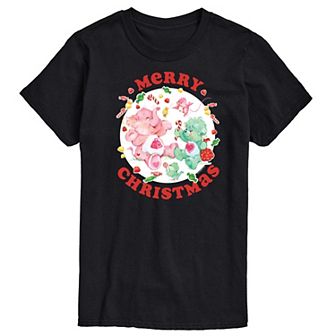 Big & Tall Care Bears Merry Christmas Cousins Graphic Tee