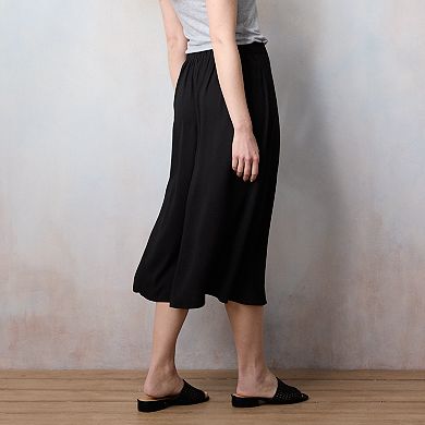 Women's LC Lauren Conrad Button Front High Rise Midi Skirt