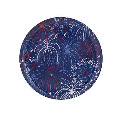 Celebrate Together™ Americana Flag Fireworks 4-piece Salad Plate Set