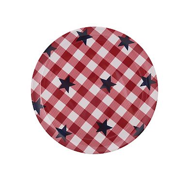 Celebrate Together™ Americana Flag Fireworks 4-piece Salad Plate Set