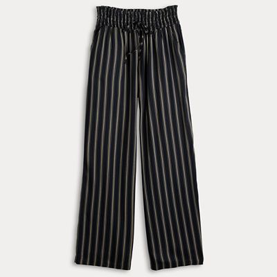 Juniors SO High Rise Smocked Waist Wide Leg Pants