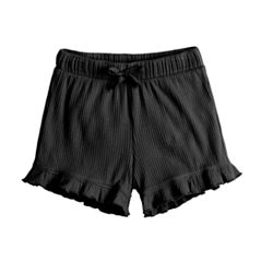 Buy Black Shorts & 3/4ths for Girls by Tiny Girl Online