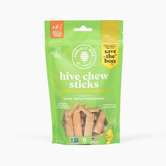 Project Hive Non-GMO Project Verified Peanut Butter Chew Sticks Dog Treats
