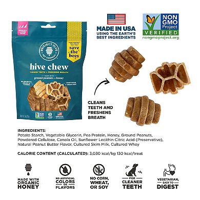 Project Hive Peanut Butter Dog Chew Treats