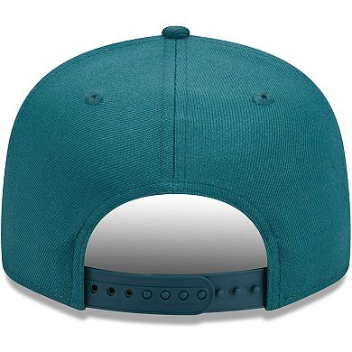 Men's New Era Midnight Green Philadelphia Eagles Main Script 9FIFTY Snapback Hat