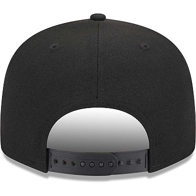 Men's New Era Black Pittsburgh Steelers Main Script 9FIFTY Snapback Hat