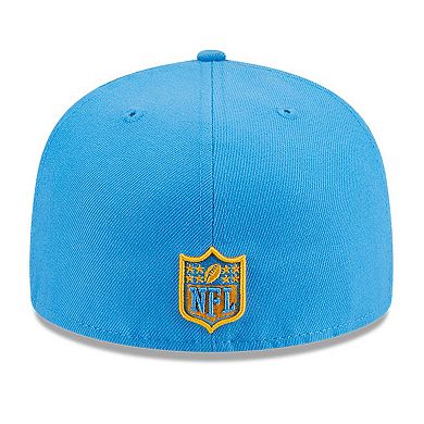 Men's New Era Powder Blue Los Angeles Chargers Main Patch 59FIFTY Fitted Hat