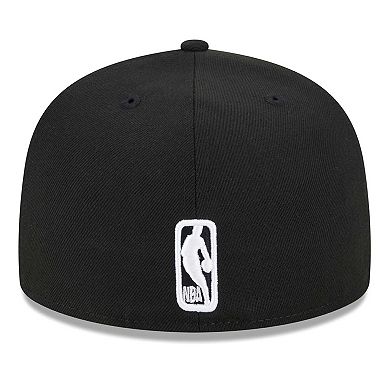 Men's New Era Black Minnesota Timberwolves Evergreen 59FIFTY Fitted Hat